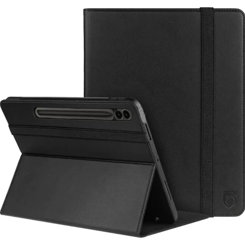Θήκη Samsung Galaxy Tab S9 FE Plus 12.4" Κόκκινο Element PU με Υποδοχή για Γραφίδα - Black (8719246436314)