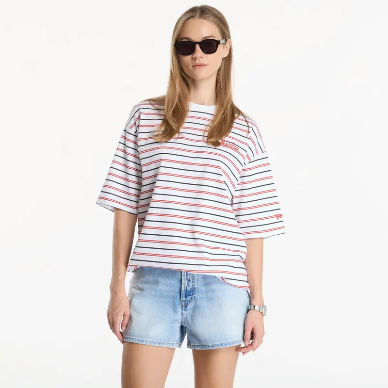 T-shirt New Era Stripe OS Tee UNISEX White S