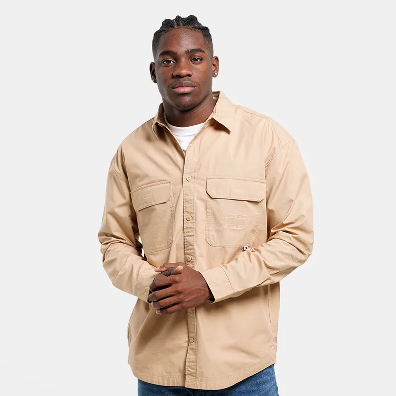 Tommy Jeans Tonal Flag Cargo Oversized Ανδρικό Πουκάμισο (9000175214_72065)