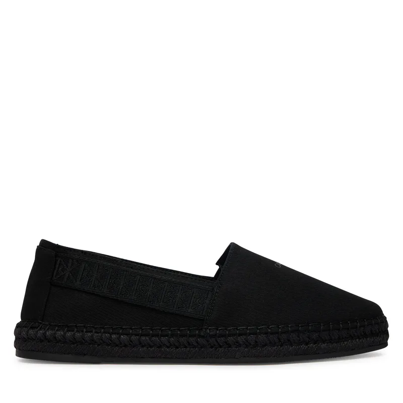 Εσπαντρίγιες Calvin Klein Espadrille Webbing Cv HM0HM02075 Μαύρο