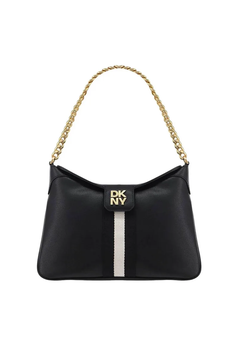 DKNY γυναικεία δερμάτινη τσάντα crossbody "Gladys" - R61E1P56 Μαύρο