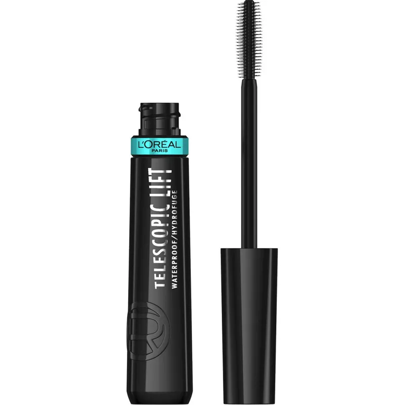L'Oreal Paris Telescopic Lift Waterproof Mascara Black 9.9ml Αδιάβροχη Μάσκαρα για Γύρισμα & Όγκο με Διάρκεια έως 36 Ώρες 9.9ml
