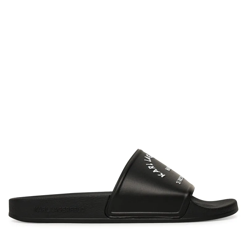Παντόφλες KARL LAGERFELD Kondo 2.0 KL80908A Μαύρο