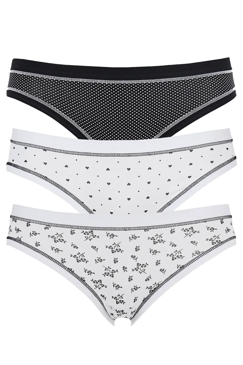 Cotonella Γυναικεία εσώρουχα Mini Slip τριπλέτα (3 τμχ) -3362-E403-2F100
