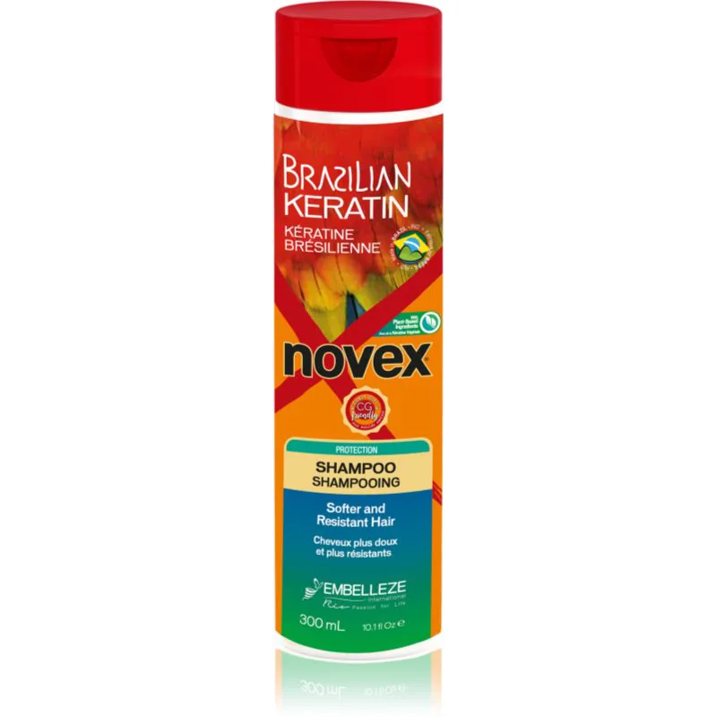Novex Brazilian Keratin δυναμωτικό σαμπουάν 300 ml