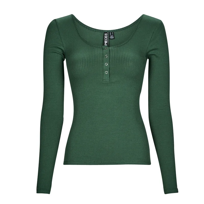 Μπλουζάκια με μακριά μανίκια Pieces PCKITTE LS TOP NOOS