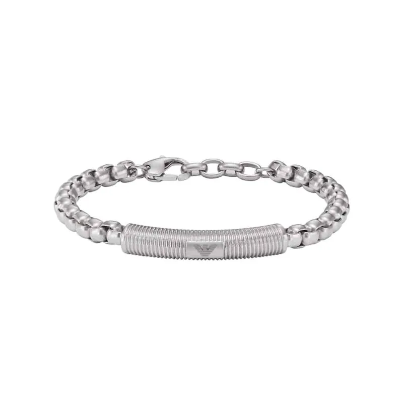 Emporio Armani Ανδρικό Βραχιόλι Απο Ατσάλι EGS2940040