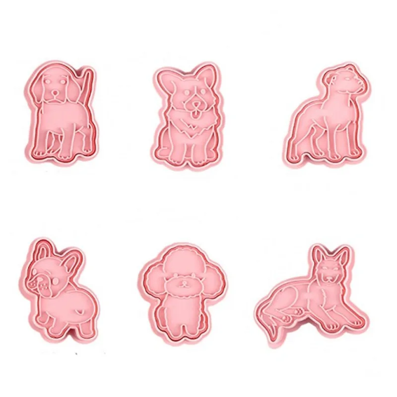 Sandwich/Cookie Cutters Set, Dogs – 6τμχ