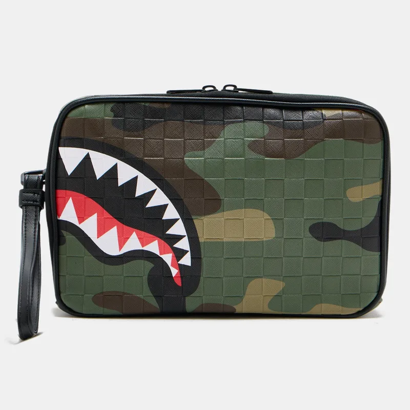 Sprayground Woodland Camo Check Toiletry Bag (9000264934_1523)