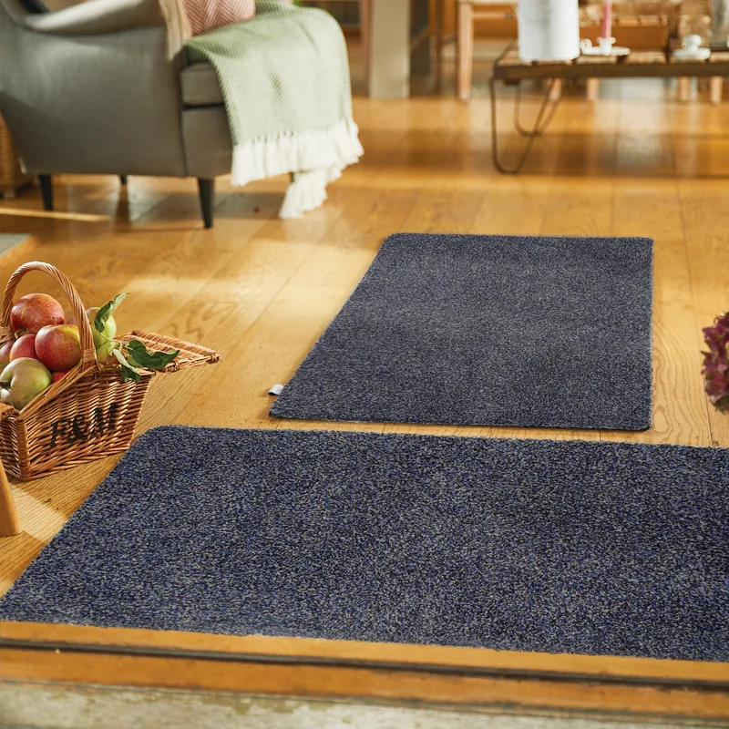 Plain Fleck - Midnight Blue Doormat