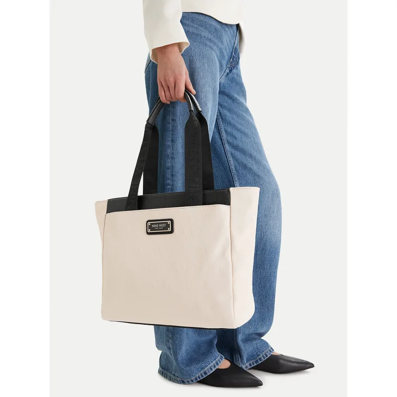 Τσάντα Nine West CEO-Brielle-LA374-4705 Εκρού