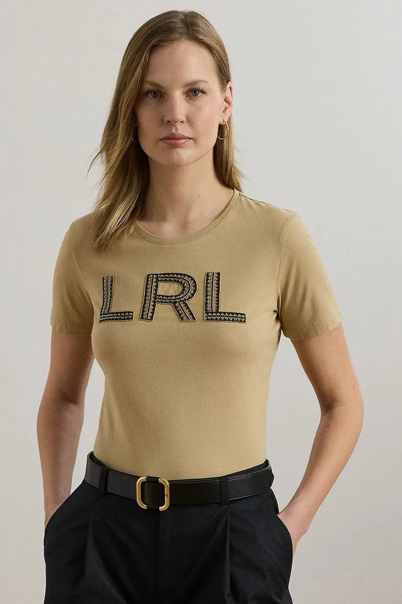 Βαμβακερό μπλουζάκι Lauren Ralph Lauren