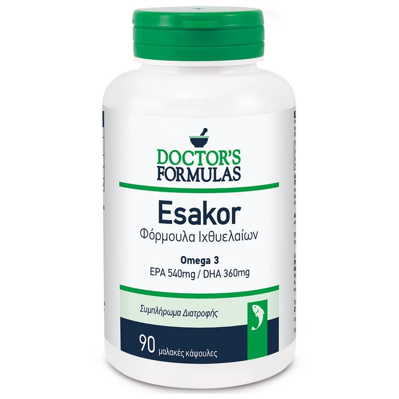 Doctor's Formulas Esakor Ωμέγα 3 Λιπαρών Οξέων 90Softgels