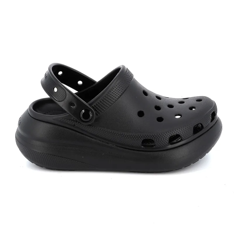 Γυναικείο Σαμπό Crocs Classic Crush Clog Ανατομικό Χρώματος Μαύρο 207521-001