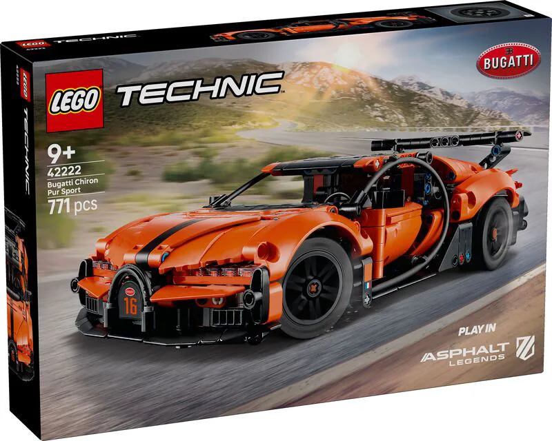 LEGO® Technic Bugatti Chiron Pur Sport Hypercar (42222)
