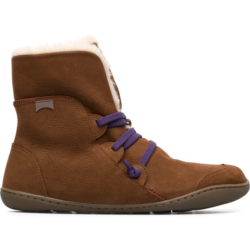 CAMPER Peu - Μπότες Για Γυναικεία - Καφέ, Μέγεθος 37, Smooth leather