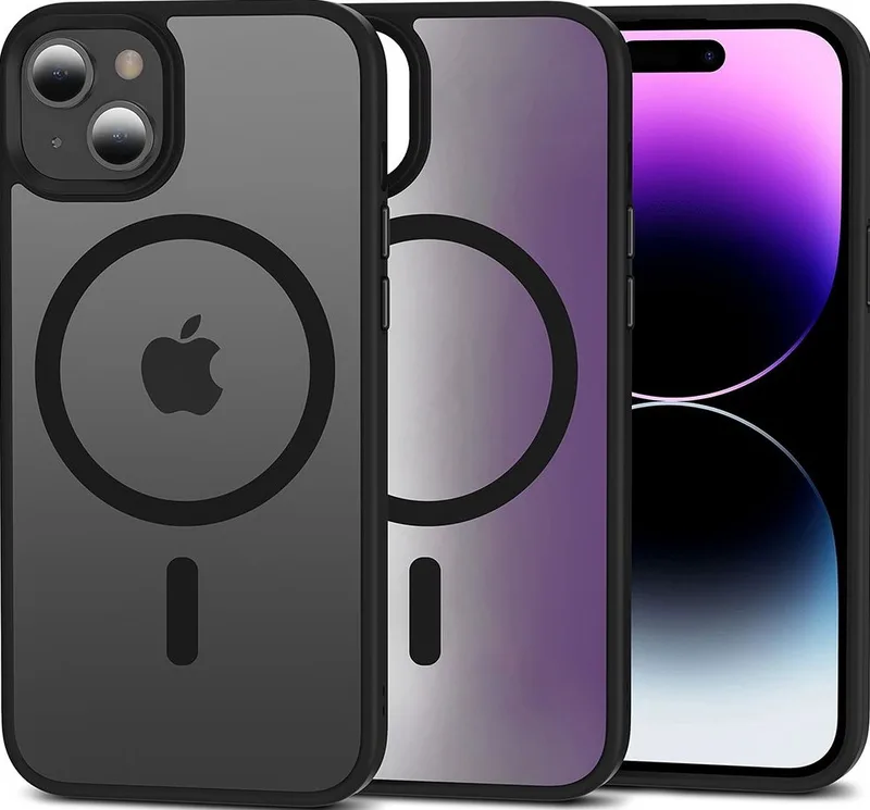 Tech-Protect MagMat - Σκληρή Θήκη MagSafe Apple iPhone 15 - Matte Black (9490713936474)
