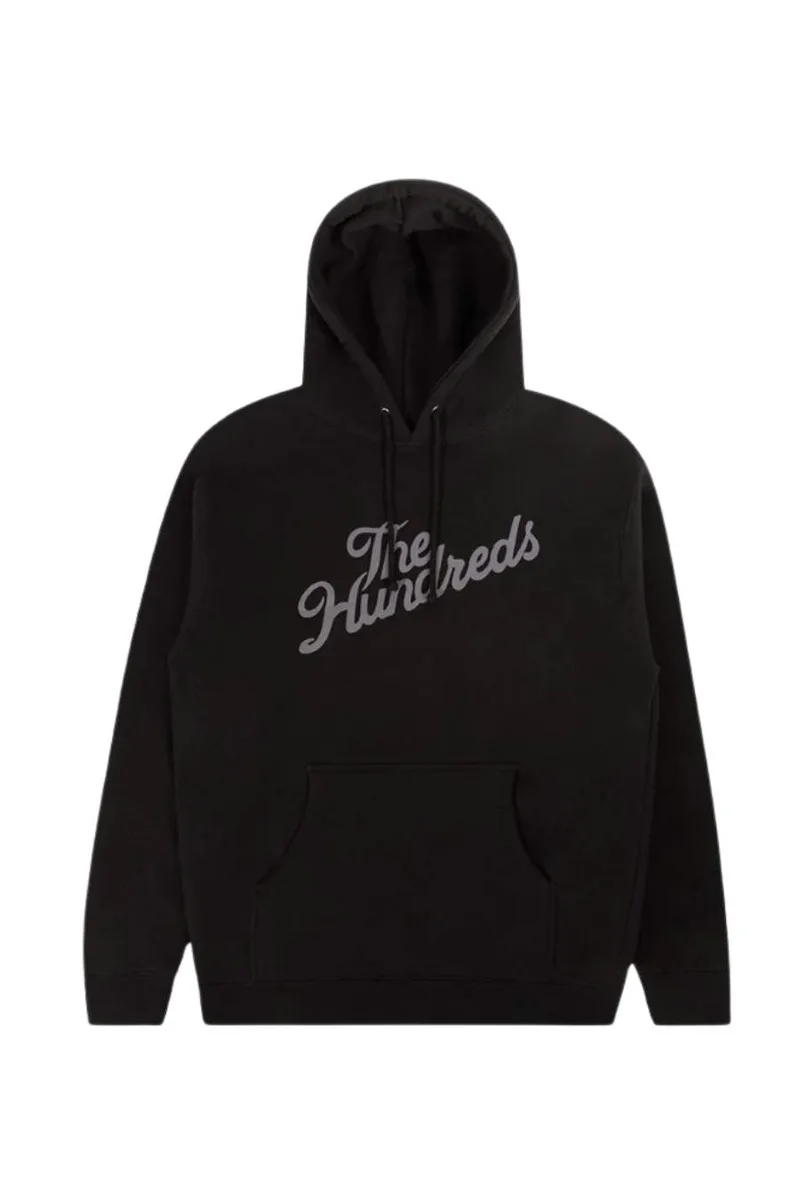 THE HUNDREDS Unisex Φούτερ με Κουκούλα Slant Logo Pullover - Μαύρο-F23S102010-BLACK