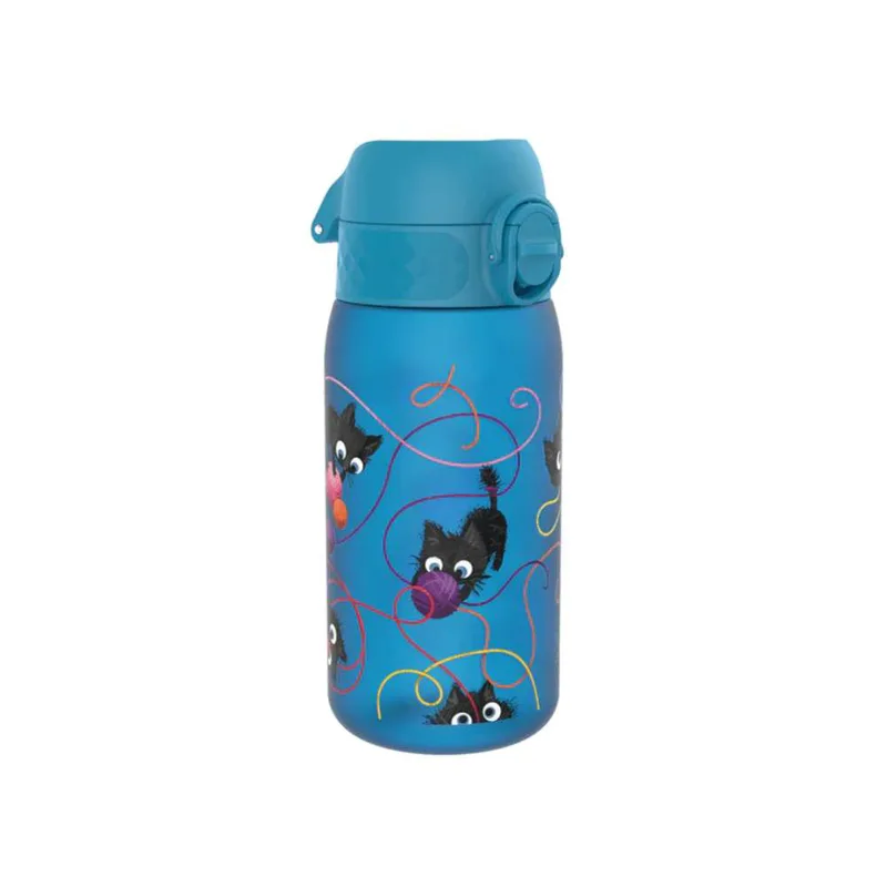 Ion8 Παγούρι Πλαστικό Xωρητικότητας 350ml Cats Μπλε