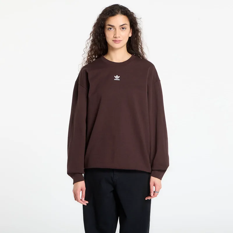 Φούτερ adidas Essentials Oversized French Terry Sweatshirt Aurora Coffee L