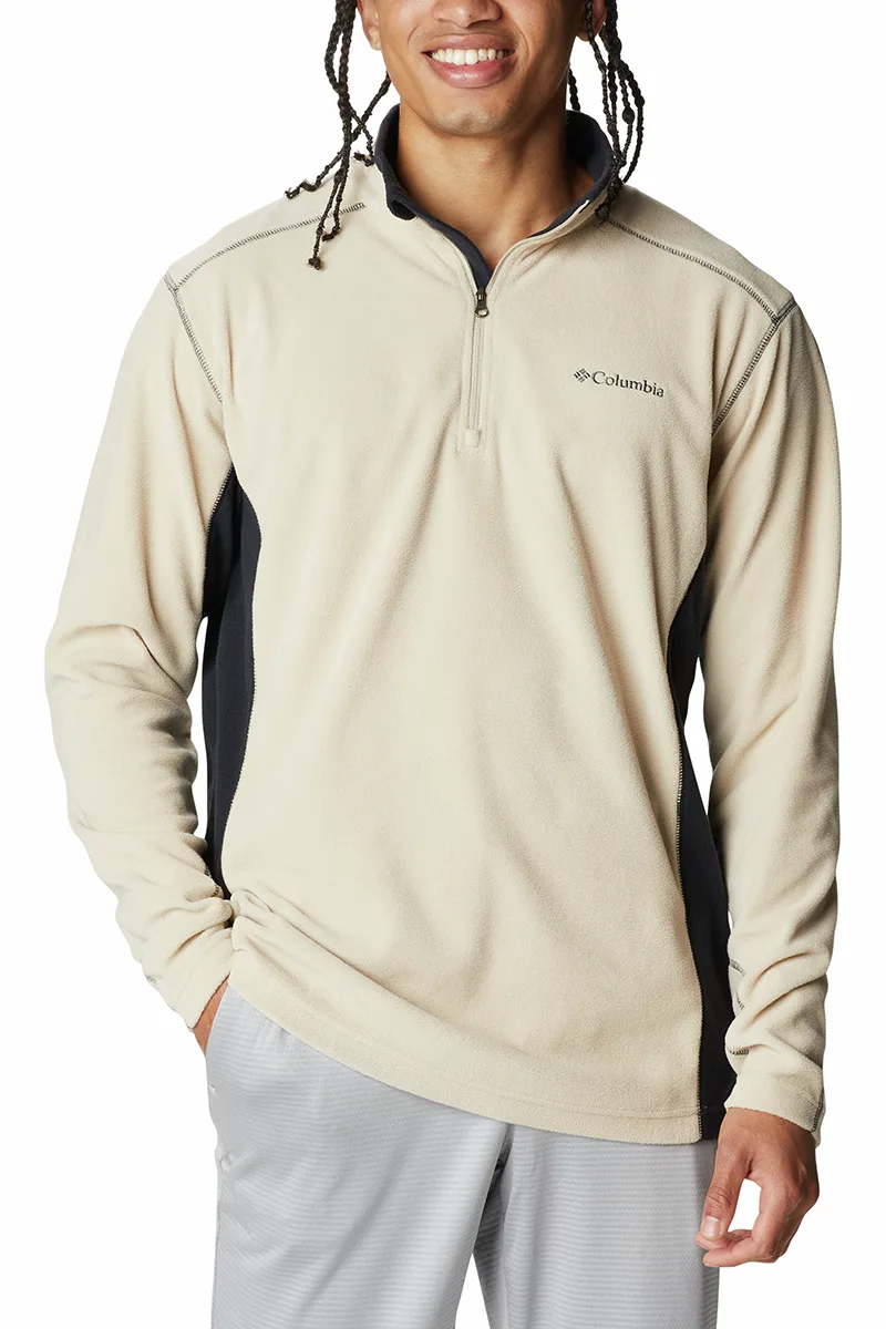 ΑΝΔΡΙΚΗ ΜΠΛΟΥΖΑ KLAMATH RANGE™ II HALF ZIP FLEECE COLUMBIA ΚΑΝΟΝΙΚΗ ΓΡΑΜΜΗ ΕΚΡΟΥ/ΜΑΥΡΟ
