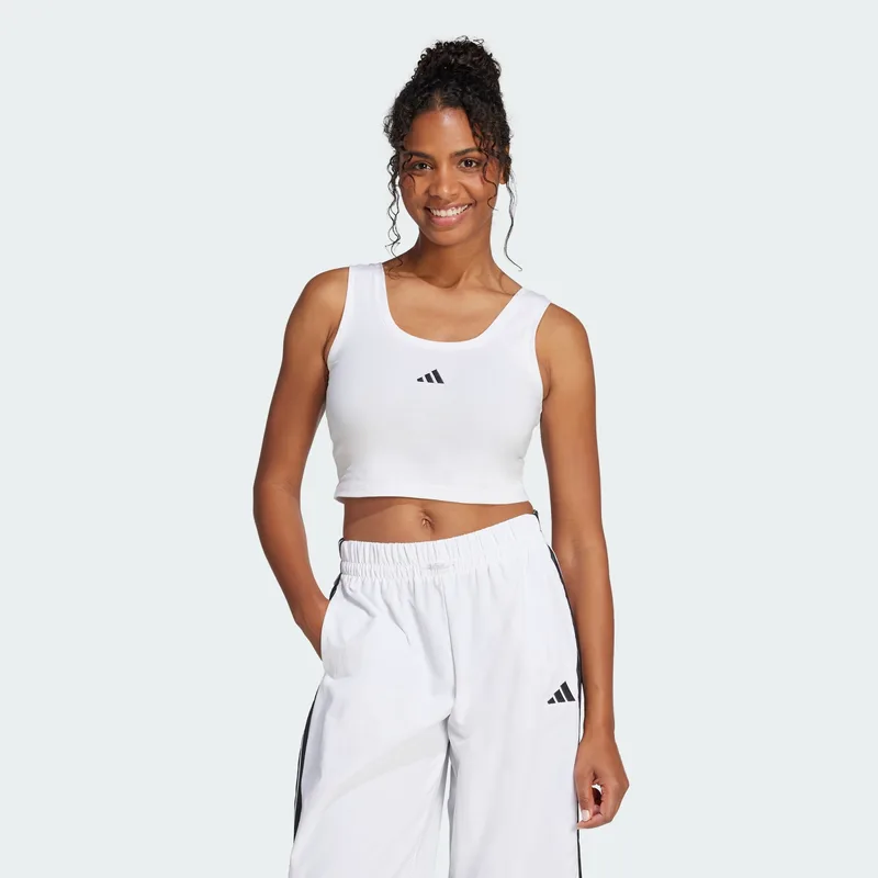 adidas Sportswear Essentials Small Logo Cotton Lifestyle Γυναικείο Αμάνικο T-Shirt (9000229046_41996)