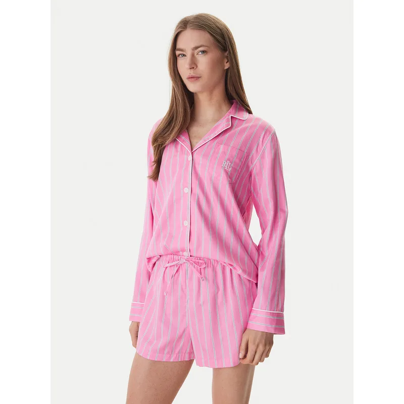 LAUREN RALPH LAUREN Πιτζάμα ILN12489 Ροζ Regular Fit