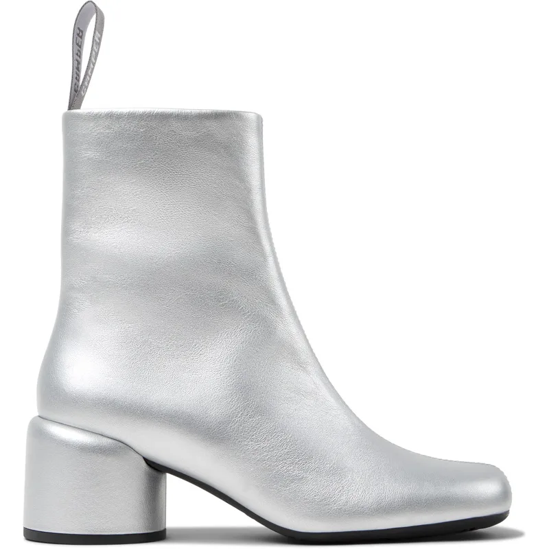 CAMPER Niki - Μποτάκια Για Γυναικεία - Γκρι, Μέγεθος 41, Smooth leather