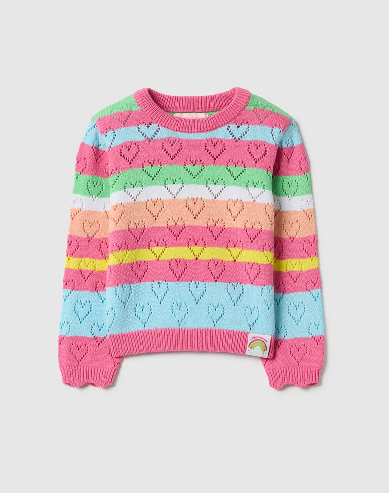 OVS MULTICOLOR JUMPER 2559608-MULTICOLOUR STRIPED Multi