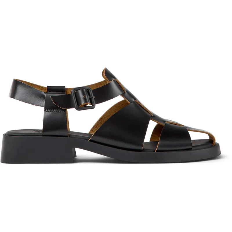 CAMPER Dana - Πέδιλα Για Γυναικεία - Μαύρο, Μέγεθος 38, Smooth leather