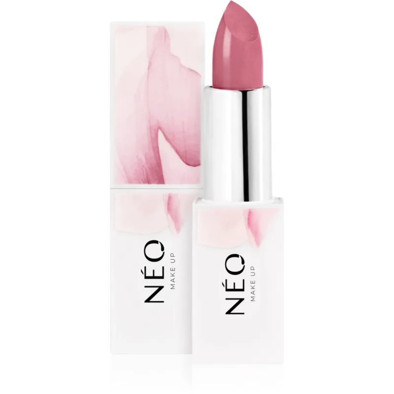 NEO MAKE UP Intense Serum Sheer Lipstick κρεμώδες ενυδατικό κραγιόν απόχρωση 03 Rosy Mist 4.3 γρ