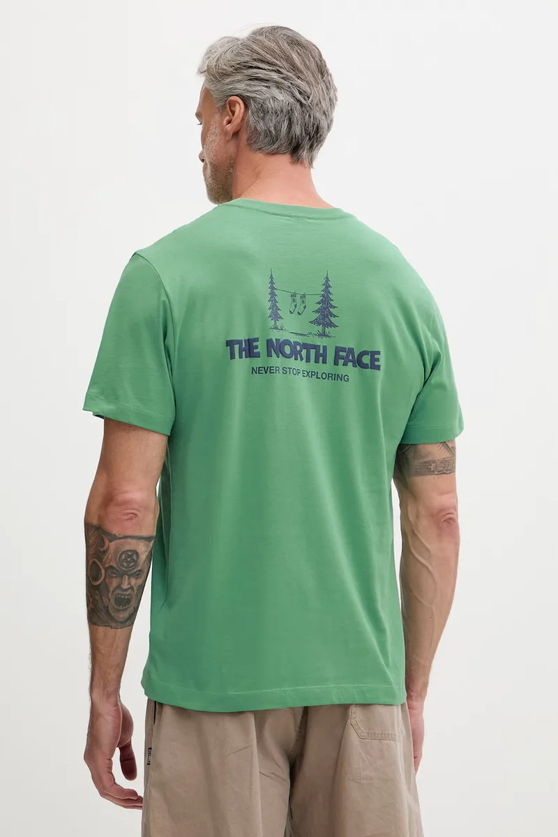 The North Face T-shirt ανδρικό βαμβακερό CAMPING RELAXED