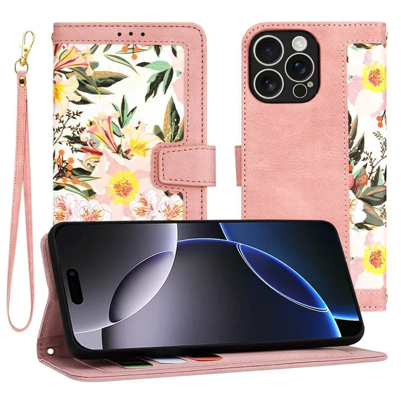 Θήκη Techsuit FlipCraft Sweetheart Ροζ iPhone 16 Pro Max
