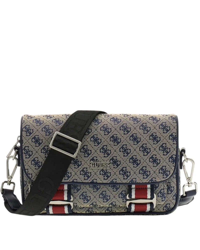 Guess Τσάντα Ώμου Messenger Boston HMBOSTP6164-SDB Μπλε