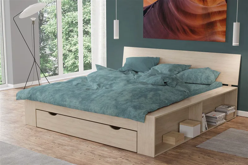 Σετ Σεντόνια Βαμβακερά King 240x270εκ. Shadow 616 Petrol Dimcol (Ύφασμα: Βαμβάκι 100%, Τύπος κατωσέντονου: Χωρίς Λάστιχο, Χρώμα: Πετρόλ , Μέγεθος: King Size) - DimCol - 33132325001