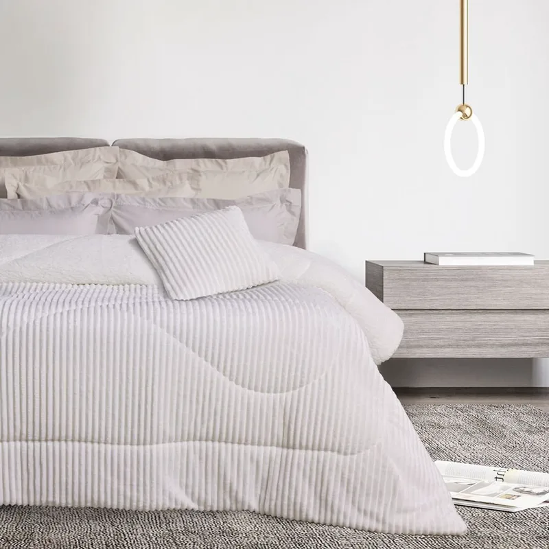 ΚΟΥΒΕΡΤΟΠΑΠΛΩΜΑ ΥΠΕΡΔΙΠΛΟ DAS HOME 1364 WHITE 220X240CM