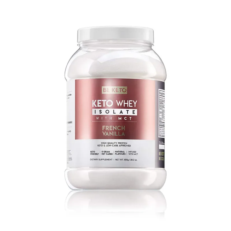 Beketo Κέτο Ρόφημα Πρωτεΐνης Whey Βανίλια MCT 800gr