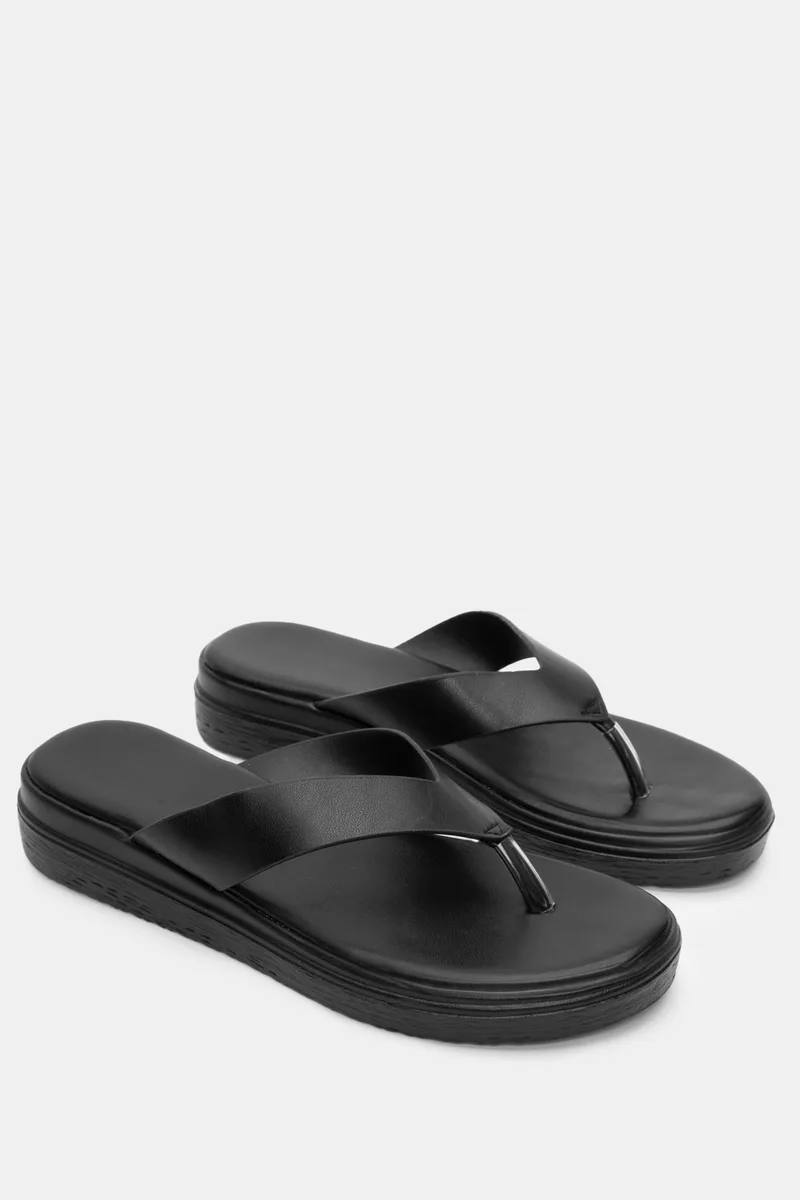 Σανδάλια Flatform - Μαύρο