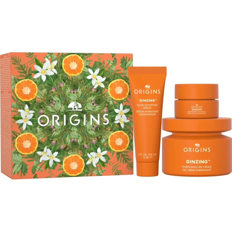 Origins The Glow Boosting Collection Ginzing Set σετ δώρου για λαμπρή επιδερμίδα