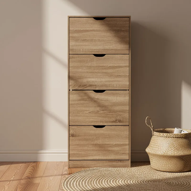 Παπουτσοθήκη Με 4 Ράφια/24 Θέσεων (60x23.3x155.4) F-V Shoe Cabinet 193434