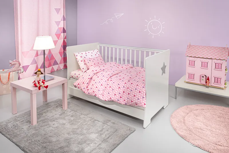 Σετ 3τμχ Βρεφικά Σεντόνια Two 2 Twenty Fuchsia 115x170