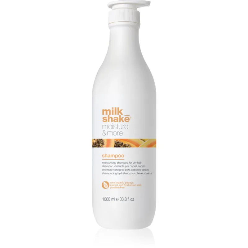 milk_shake® Moisture & More Shampoo ενυδατικό σαμπουάν για ξηρά μαλλιά 1000 ml