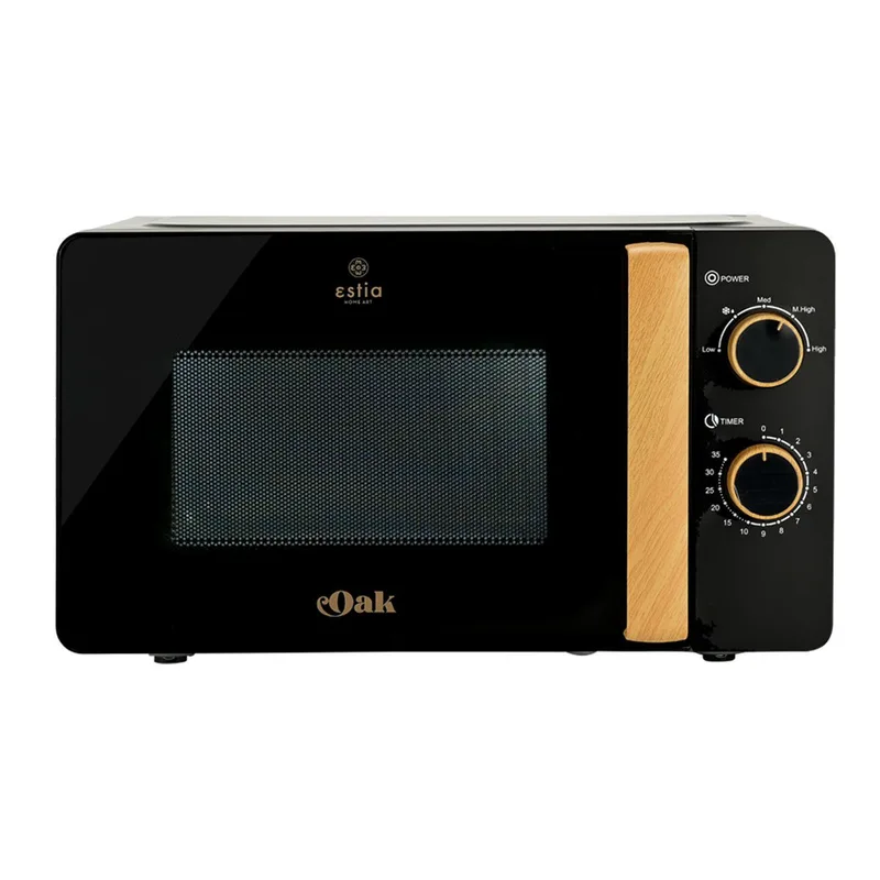 Estia Φούρνος Μικροκυμάτων Oak 700W 20Lt Μαύρο