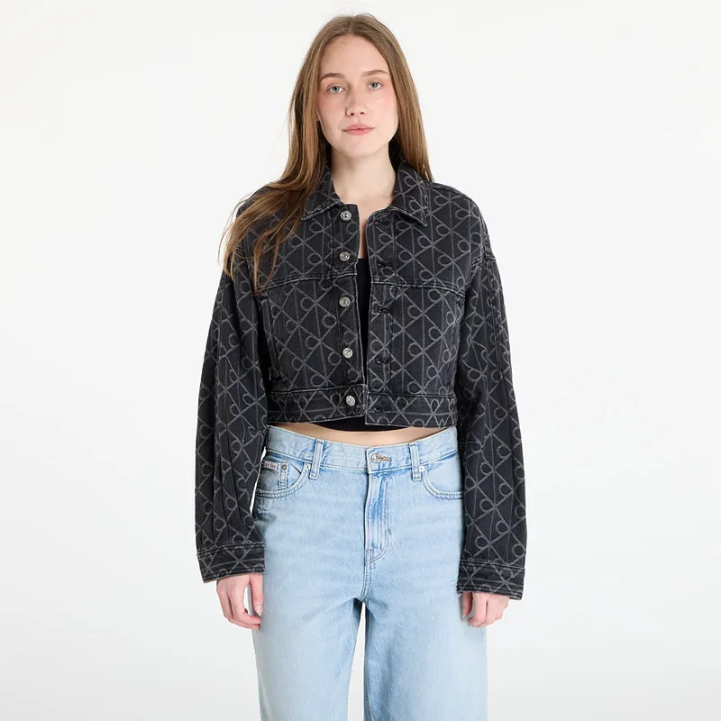 Μπουφάν Calvin Klein Jeans Articulated Denim Jacket Black M