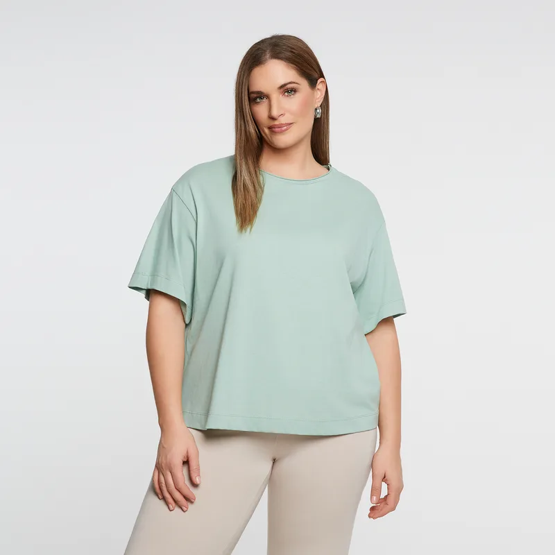 Basic βαμβακερό t-shirt