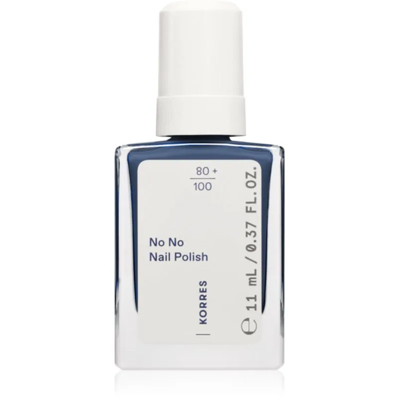 Korres No No Nail Polish περιποιητικό βερνίκι νυχιών απόχρωση 78 Aegan Sea 11 ml