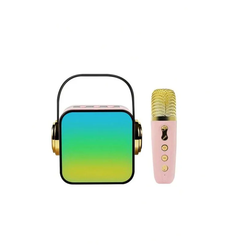 Σύστημα Karaoke με Ασύρματo Μικρόφωνo ZX-03 σε Ροζ Χρώμα