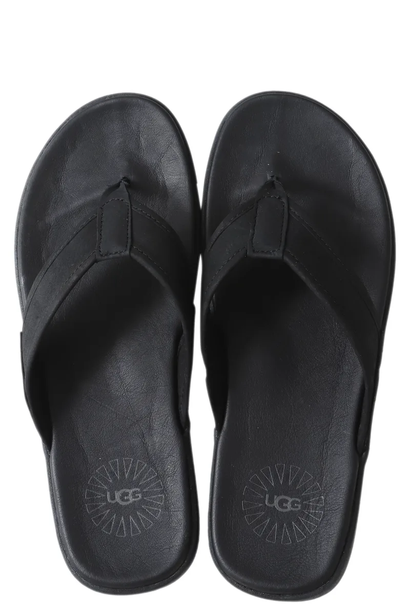 Σαγιονάρες Ugg Seaside Flip Leather 1102690-BLK Ανδρικό