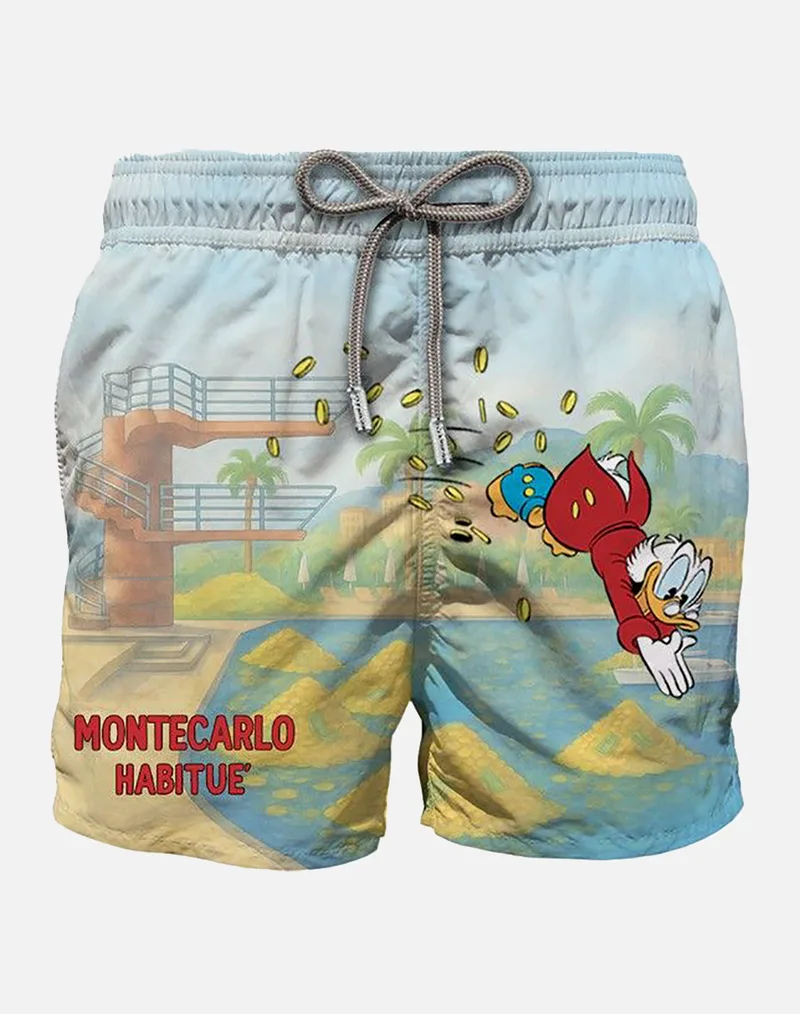 MC2 GUSTAVIA PLACED PRINT-SWIMSHORT-SCROOGE MONTECARLO 01 GUS0009-07557L-07557L Mixed