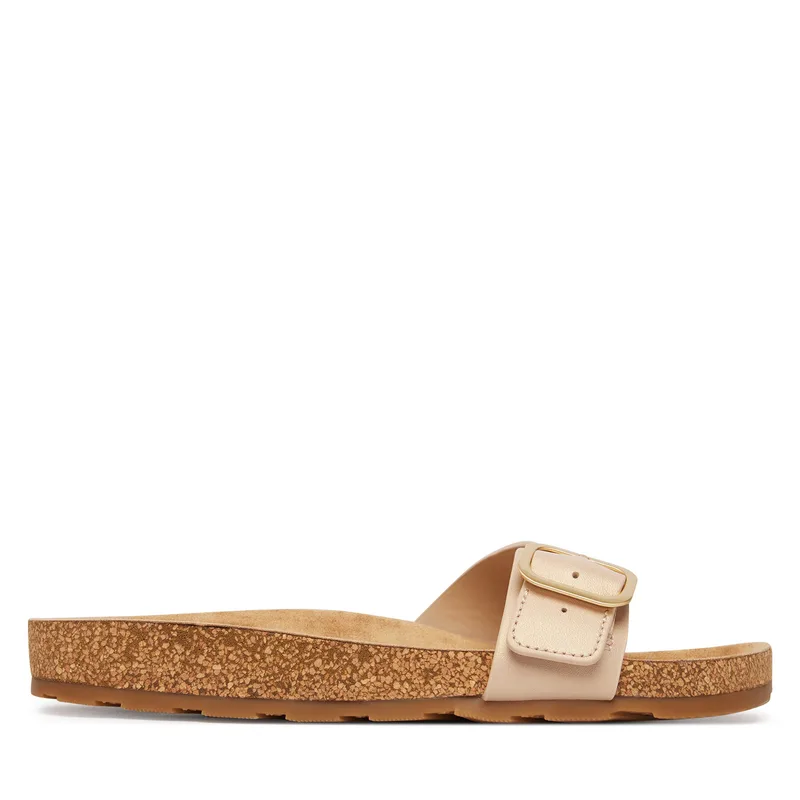 Παντόφλες Tommy Hilfiger Cork Footbed Slip-On FW0FW09344 Μπεζ